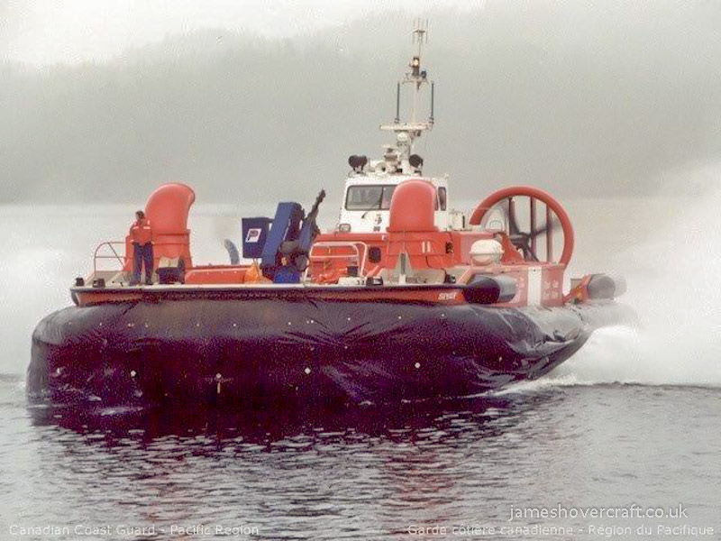 AP1-88 craft operating with the Canadian Coastguard - AP1-88 craft SIYAY from in-front (Paul Brett).